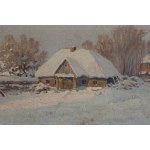 Wiktor Korecki (1890 Kamieniec Podolski - 1980 Milanówek near Warsaw), Winter Landscape, 20th century.