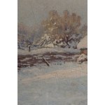 Wiktor Korecki (1890 Kamieniec Podolski - 1980 Milanówek near Warsaw), Winter Landscape, 20th century.