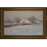 Wiktor Korecki (1890 Kamieniec Podolski - 1980 Milanówek near Warsaw), Winter Landscape, 20th century.