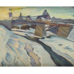 Franciszek Jaźwiecki (1900 Kraków - 1946 Kudowa), "Bridge on Harenda in Zakopane".