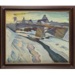 Franciszek Jaźwiecki (1900 Kraków - 1946 Kudowa), Bridge on Harenda in Zakopane.