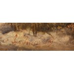 Jozef Jaroszynski (1835 Lviv - 1900 Munich), Hutsuli in the Valley