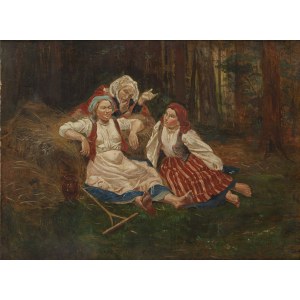 Wincenty Wodzinowski (1866 Igołomia k. Miechowa - 1940 Kraków), Odpoczynek żniwiarek