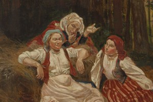 Wincenty Wodzinowski (1866 Igołomia k. Miechowa - 1940 Kraków), Odpoczynek żniwiarek