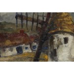 Emmanuel Katz (1894 Krzemieniec - 1962 Tel Aviv), Rural landscape with windmill, 1927