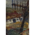 Emmanuel Katz (1894 Krzemieniec - 1962 Tel Aviv), Rural landscape with windmill, 1927