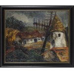Emmanuel Katz (1894 Krzemieniec - 1962 Tel Aviv), Rural landscape with windmill, 1927