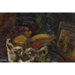 Emmanuel Katz (1894 Krzemieniec - 1962 Tel Aviv), Nature morte avec cruche et panier de fruits, 1928