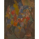 Zygmunt Landau (1898 Łódź - 1962 Tel Aviv), Kwiaty w wazonie, lata 40. XX w.