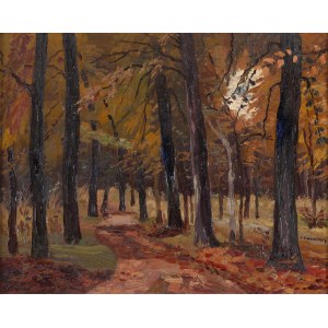 Nandor Vagh-Weinmann (1897 Budapest, Austria-Hungary - 1978 ), Path in the forest