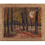 Nandor Vagh-Weinmann (1897 Budapest, Austria-Hungary - 1978 ), Path in the forest