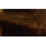 Alfons Karpinski (1875 Rozwadów near Tarnobrzeg - 1961 Kraków), Still life with yellow roses and porcelain vase