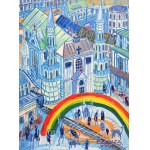 Pawel Kluza (b. 1983), Rainbow on Savior Square, 2026