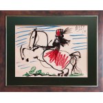 Pablo Picasso (1881 - 1973), Jacqueline on Horseback, From the series Toros y Toreros, 1961