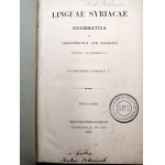 Henrico Gismondi - Textbook for the study of the Syrian language, published in Beirut 1900 [ Syria ].