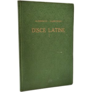 Auerbach M., Dąbrowski K. - Disce Latine - manuale per lo studio del latino, Lviv 1937 [ Pianta di Roma, Carta d'Italia ].