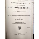 Wilhelm Gesenius (1786-1842) - Handy Hebrew and Aramaic dictionary to the Old Testament - Leipzig 1921