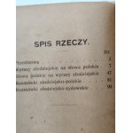Kurek Antoni ( adjunct Dyr. of Police in Lviv ) - Dictionary of Thief Speech, Lviv 1907