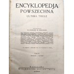Encyklopedia Powszechna Ultima Thule éditée par Stanisław Fr. Michalski, Vol. I-III, Varsovie 1930 [ photographie, estampe, bibliothèque ].