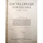 Encyklopedia Powszechna Ultima Thule éditée par Stanisław Fr. Michalski, Vol. I-III, Varsovie 1930 [ photographie, estampe, bibliothèque ].