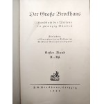 Der Grosse Brockhaus -  Brockhaus Encyclopedia. - set of 20 volumes, Leipzig 1928 - 1935 [ From the Library of the Primate of Poland Cardinal Stefan Wyszynski - Ekslibris - Ex Libris].
