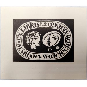 Baraniecki Karol (1911-1986), Ekslibris für Marian Wojciechowski, ca. 1960 [ Briefmarke - Aus der Sammlung von Juliusz Mekicki ].