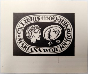 Baraniecki Karol (1911-1986), Ekslibris dla Mariana Wojciechowskiego, ok. 1960 [ pieczęć - Z Kolekcji Juliusza Mekickiego ]