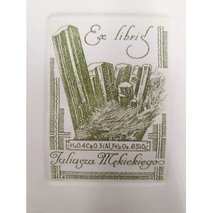 Rudolf Mękicki ( 1887 - 1942), Ex libris für seinen Sohn Juliusz Mękicki, Radierung.