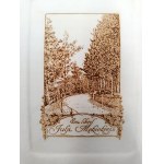 Rudolf Mękicki ( 1887 - 1942), Ex libris for wife - Julia Mękicka [ etching ].