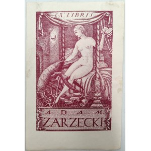 Tadeusz Gronowski (1894 -1990), Ex libris Adama Zarzeckiego, 1923 rok [ Ekslibris Adam Zarzecki ]