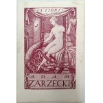 Tadeusz Gronowski (1894 -1990), Ex libris by Adam Zarzecki, 1923 [ Ekslibris Adam Zarzecki ].