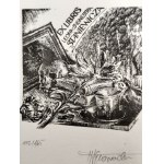 Ex libris Leon Sylwester Staniewicz, tisk signován tužkou, autor neznámý.