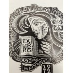 Sammlung - Flug von 11 Exlibris von Bibliotheken und Institutionen - Warschau, Konin, Szydłowiec, Wrocław, Prudnik [ Exlibris ].
