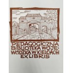 Sammlung - Flug von 9 Exlibris von Bibliotheken und Institutionen - Częstochowa, Opatów, Wrocław Końskie, [ Ekslibris ].
