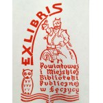 Sbírka - let 7 exlibris knihoven a institucí - Konin, Białogard, Zamość [ Ex-libris ].