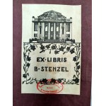 Para eksibrisów - F. Wagner i B. Stenzel, Pieczęć Antykwarnia Bytom
