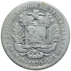 Venezuela, 2 bolivars 1930