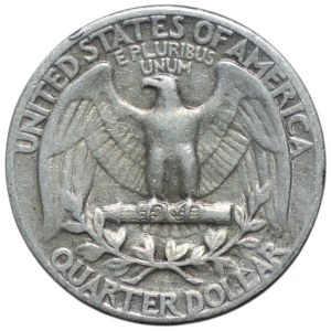 USA, 1/4 dollar 1943, Washington quarter dollar