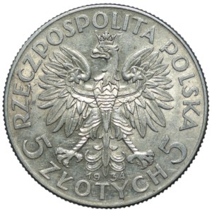 5 Gold 1934, Head of a Woman