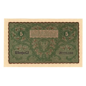 5 marques 1919, II Serja CJ