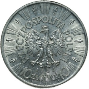 10 złotych 1936, Józef Piłsudski