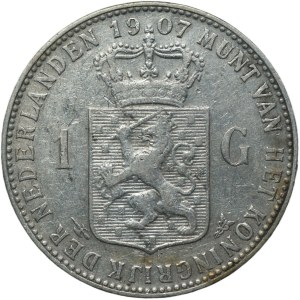 Holandia, 1 gulden 1907