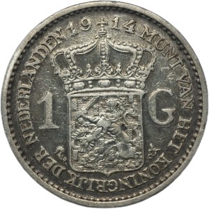 Holandia, 1 gulden 1914