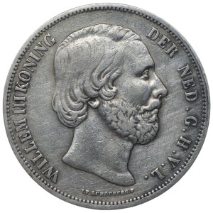 Pays-Bas, 2 1/2 florins 1852