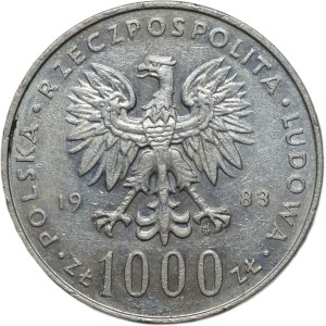 1,000 zloty 1983, John Paul II