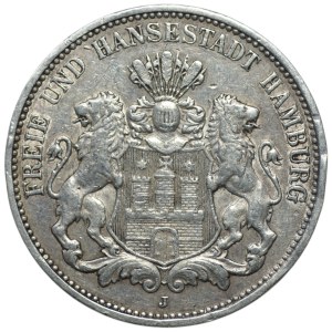 Kingdom of Germany, 3 marks 1911