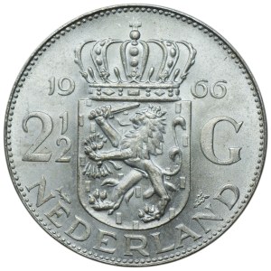 Holandsko, 2 1/2 guldenov 1966