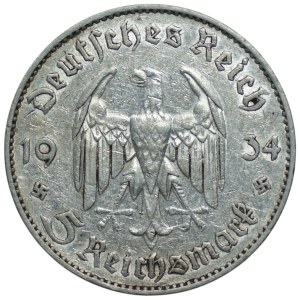 Germany, 5 reichsmark 1934