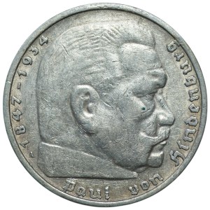 Germany, 5 reichsmark A 1936