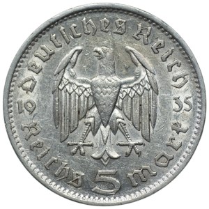 Germania, 5 marchi tedeschi J 1935